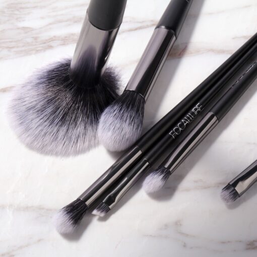 6 Pcs Makeup Brushes – طقم فرش 6 قطع - Image 5